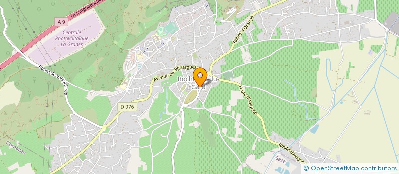 localisation de l'entreprise 820 199 503   ROCHEFORT-DU-GARD