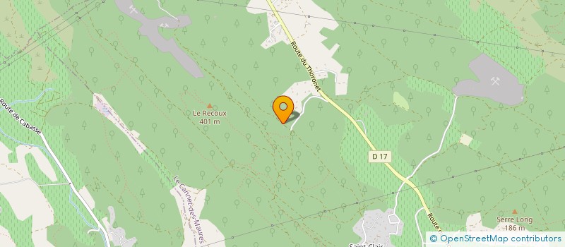 localisation de l'entreprise 820 217 586   LE THORONET