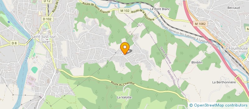 localisation de l'entreprise 820 245 280   SAINT-JUST-SAINT-RAMBERT