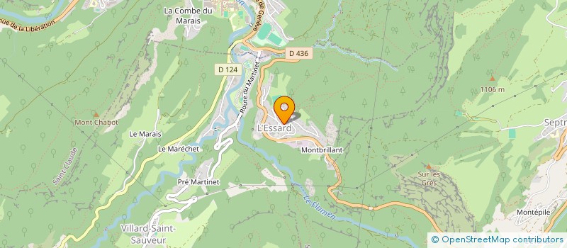 localisation de l'entreprise 820 313 609   VILLARD-SAINT-SAUVEUR