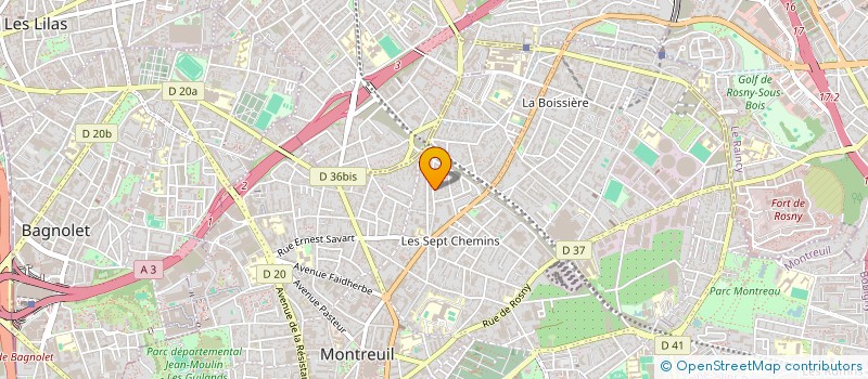 localisation de l'entreprise 820 383 495 à MONTREUIL