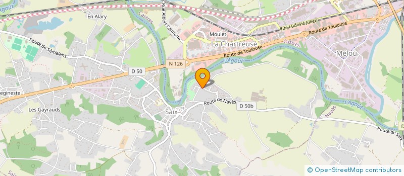 localisation de l'entreprise 820 452 738   SAIX