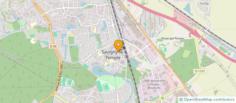 localisation de l'entreprise 820 456 598   SAVIGNY-LE-TEMPLE