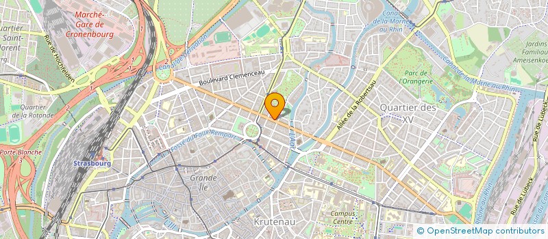 localisation de l'entreprise 820 458 115 à STRASBOURG