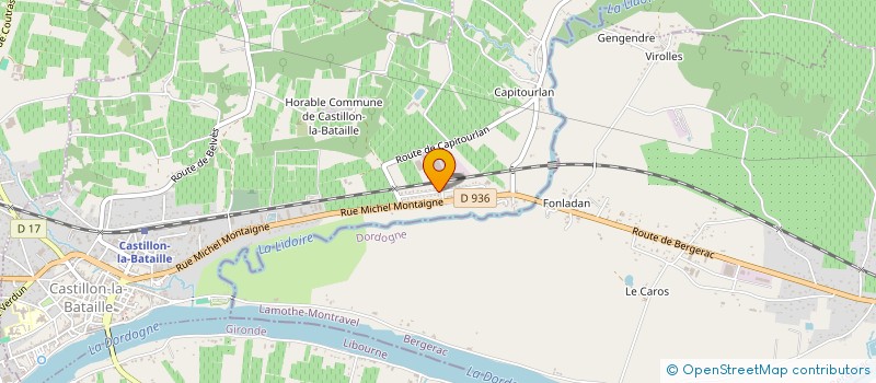 localisation de l'entreprise 820 489 631   CASTILLON-LA-BATAILLE