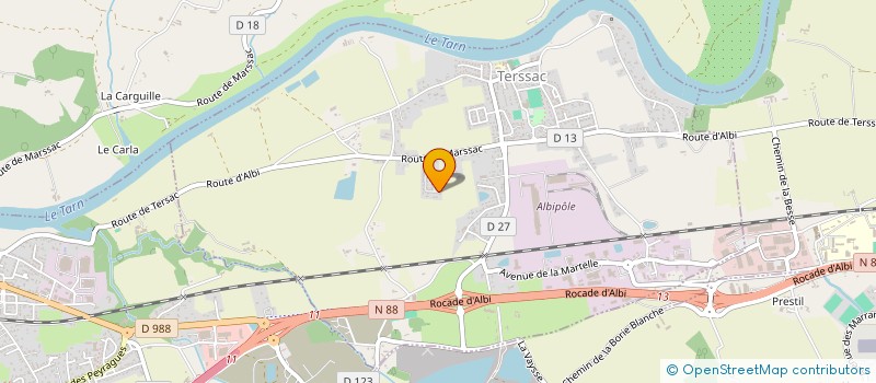 localisation de l'entreprise 820 532 562 à ALBI
