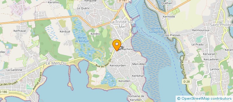 localisation de l'entreprise 820 568 673   LA TRINITE-SUR-MER