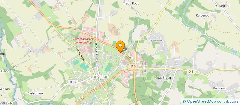 localisation de l'entreprise 820 602 431   LANVOLLON