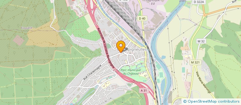 localisation de l'entreprise 820 657 567   CHAMPIGNEULLES