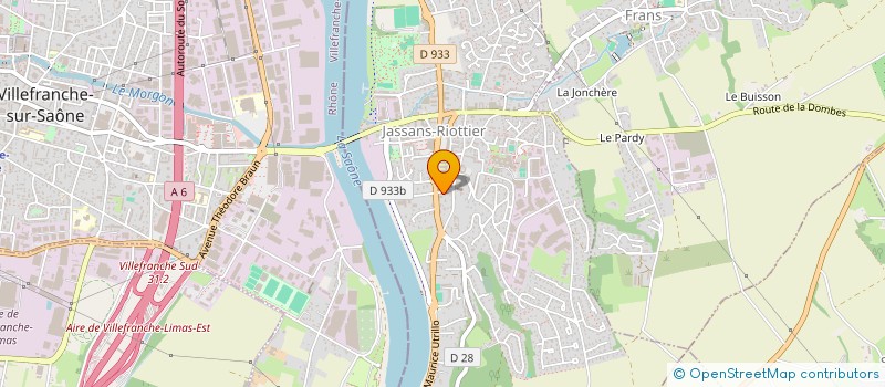 localisation de l'entreprise 820 669 646   NEUVILLE-SUR-SAONE
