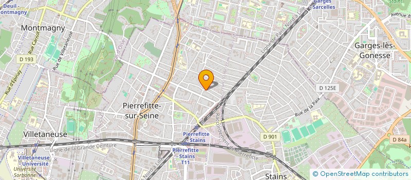 localisation de l'entreprise 820 700 169 à PIERREFITTE-SUR-SEINE