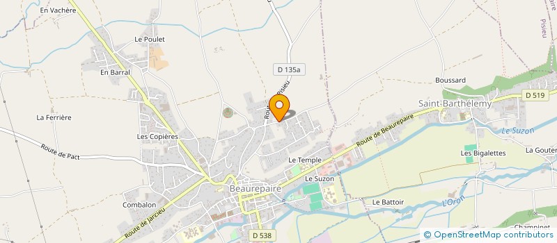 localisation de l'entreprise 820 703 148   BEAUREPAIRE