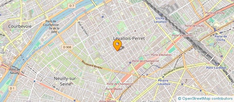 localisation de l'entreprise 820 703 205 à LEVALLOIS-PERRET