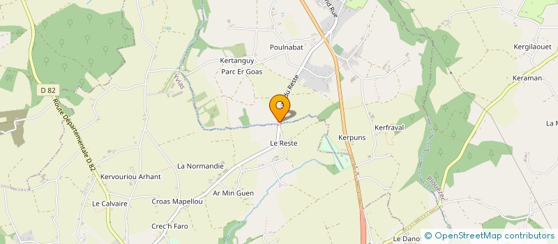 localisation de l'entreprise 820 729 895 à KERFOT