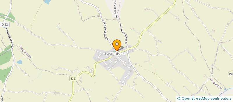 localisation de l'entreprise 820 734 200   LASGRAISSES