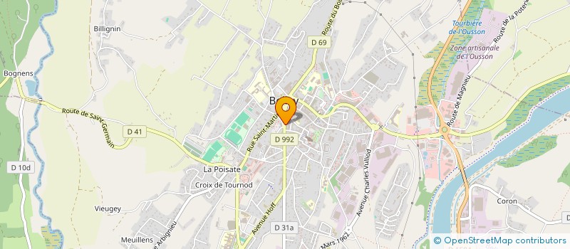 localisation de l'entreprise 820 744 779   CULOZ-BEON