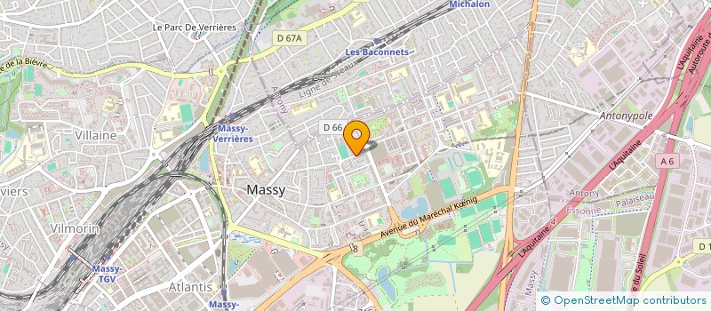 localisation de l'entreprise 820 760 536 à BAGNEUX