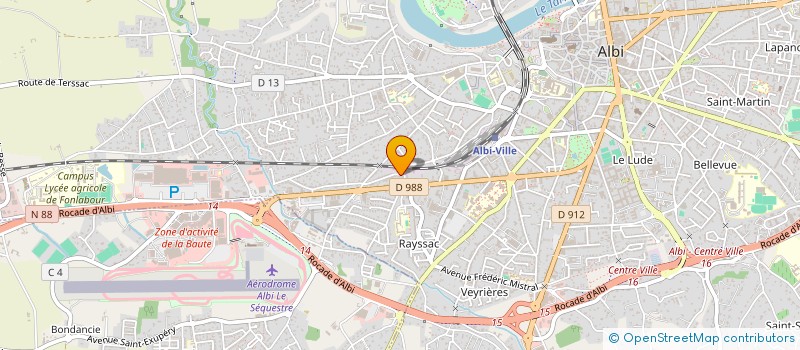 localisation de l'entreprise 820 768 711   ALBI