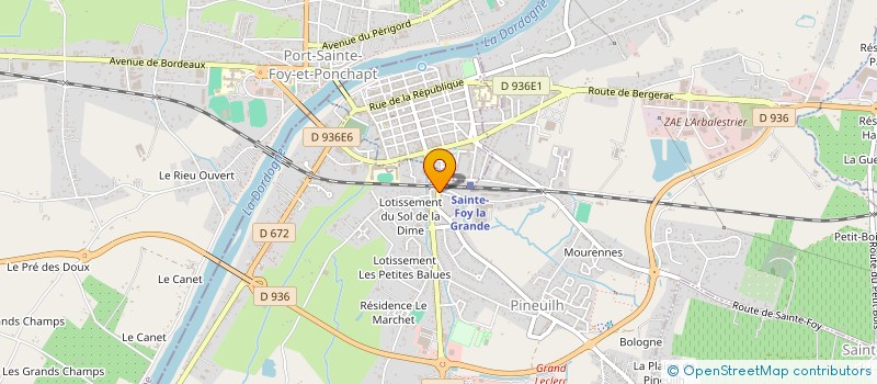 localisation de l'entreprise 820 771 848   PINEUILH