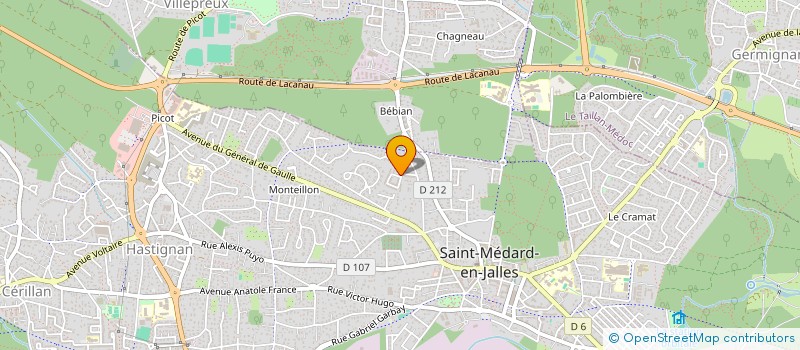 localisation de l'entreprise 820 803 625   SAINT-MEDARD-EN-JALLES