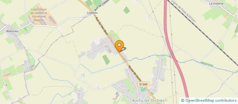 localisation de l'entreprise 820 808 939   FENAIN