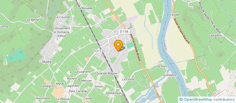 localisation de l'entreprise 820 821 080   SOORTS-HOSSEGOR