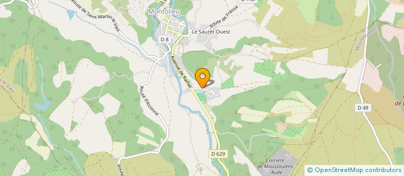 localisation de l'entreprise 820 837 672   MONTOLIEU