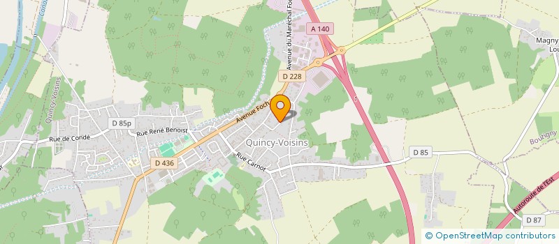 localisation de l'entreprise 820 840 890   QUINCY-VOISINS