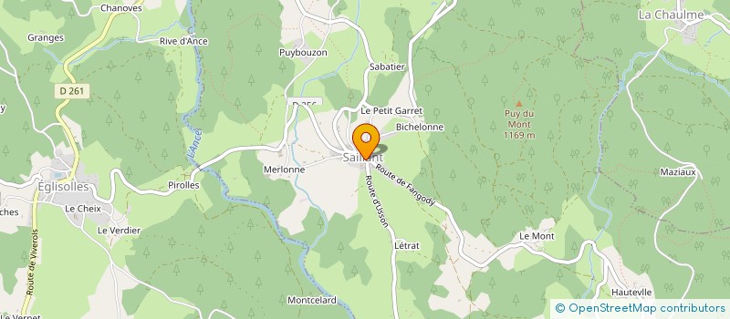 localisation de l'entreprise 820 946 176   SAILLANT