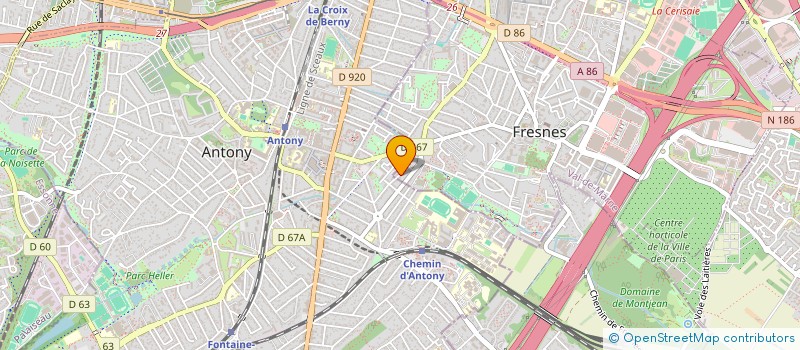 localisation de l'entreprise 820 958 551 à VIROFLAY