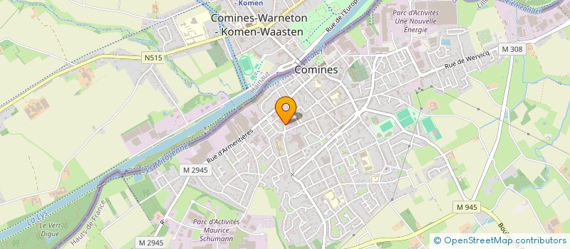 localisation de l'entreprise 820 969 582   COMINES