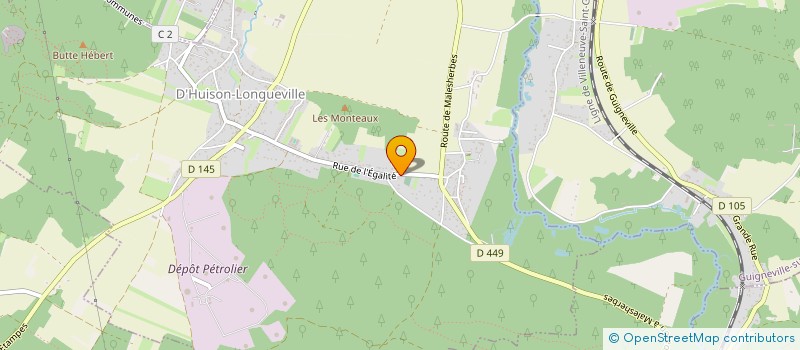 localisation de l'entreprise 820 975 092 à D'HUISON-LONGUEVILLE