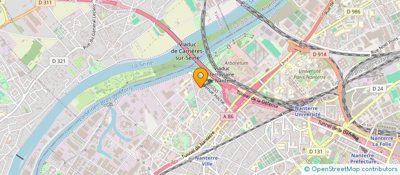 localisation de l'entreprise 8207 AND TEC  NANTERRE