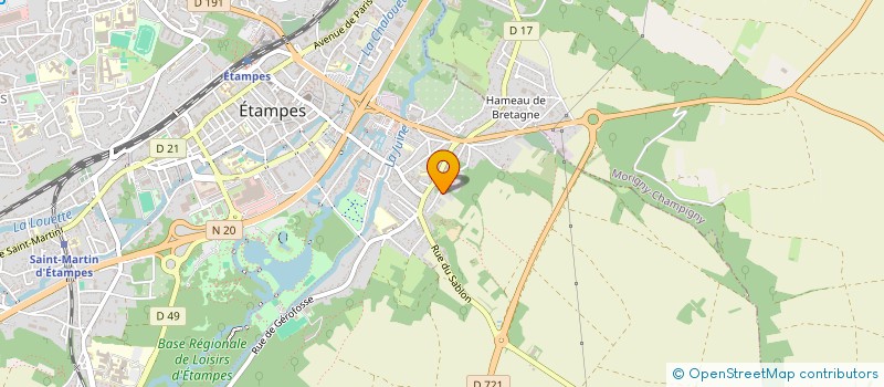localisation de l'entreprise 821 006 855 à ETAMPES