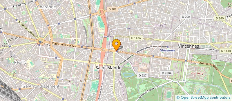 localisation de l'entreprise 821 007 093  à SAINT-MANDE