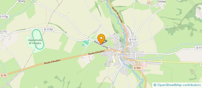 localisation de l'entreprise 821 037 314   VITTEAUX