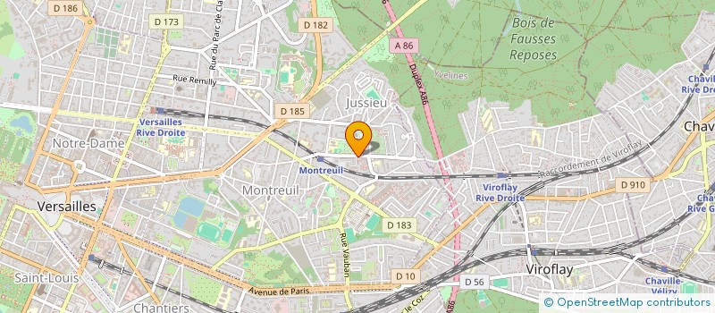 localisation de l'entreprise 821 084 357  à VERSAILLES