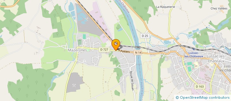 localisation de l'entreprise 821 084 555   MAZEROLLES