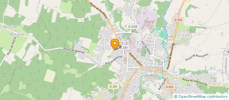 localisation de l'entreprise 821 106 648   CASTELJALOUX