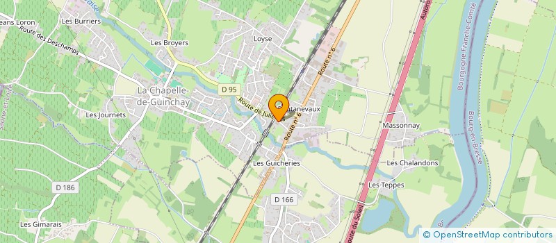 localisation de l'entreprise 821 114 121   LA CHAPELLE-DE-GUINCHAY