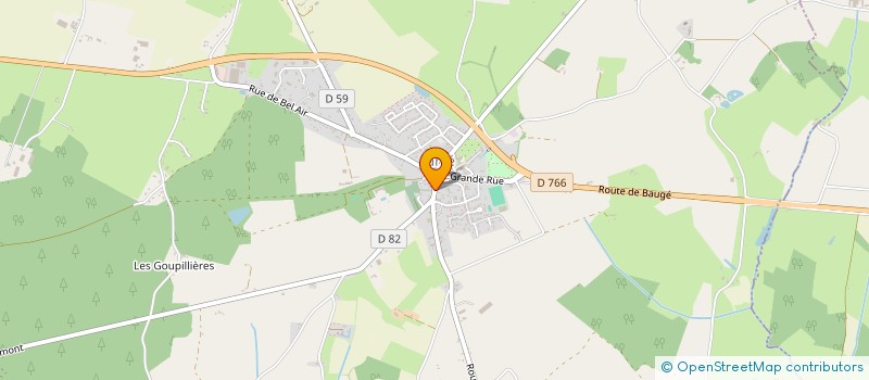 localisation de l'entreprise 821 115 540   BAUGE-EN-ANJOU