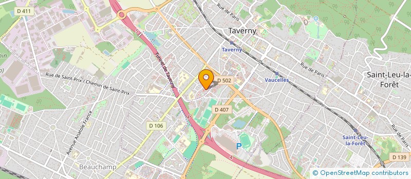 localisation de l'entreprise 821 152 865   TAVERNY