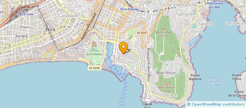 localisation de l'entreprise 821 155 322 à NICE