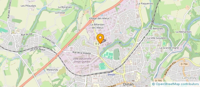 localisation de l'entreprise 821 158 599   TADEN