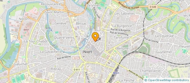 localisation de l'entreprise 821 184 108   NIORT