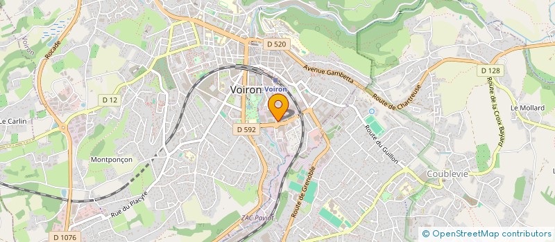 localisation de l'entreprise 821 204 849   VOIRON