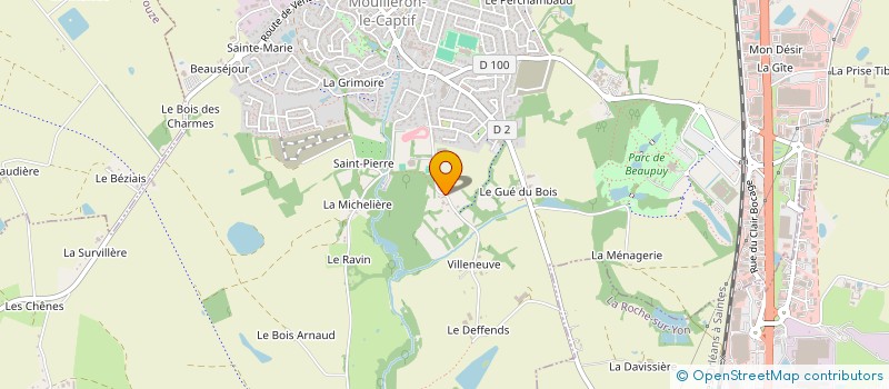 localisation de l'entreprise 821 207 065 à FLEURY-LES-AUBRAIS