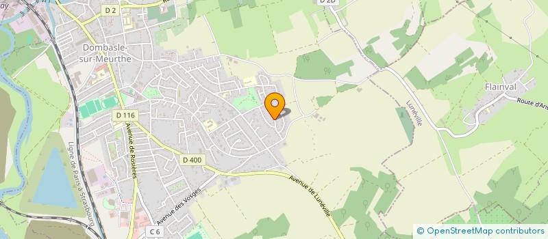 localisation de l'entreprise 821 215 480   DOMBASLE-SUR-MEURTHE