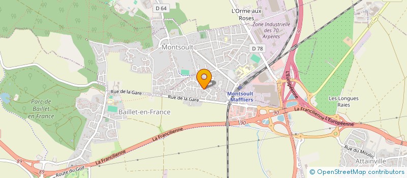 localisation de l'entreprise 821 222 155 à MAFFLIERS