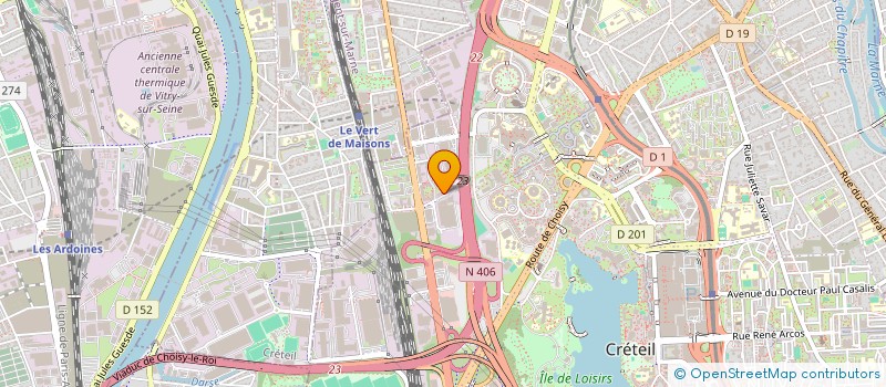 localisation de l'entreprise 821 222 551 à CRETEIL